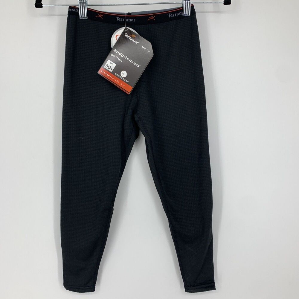 Terramar Body Sensors Kids Small Base Layer Pants Geo Fleece Warm Winter NEW